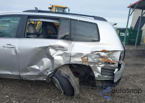 2012 Toyota Highlander Se V6 from USA, damaged, VIN 5TDBK3EH0CS094661